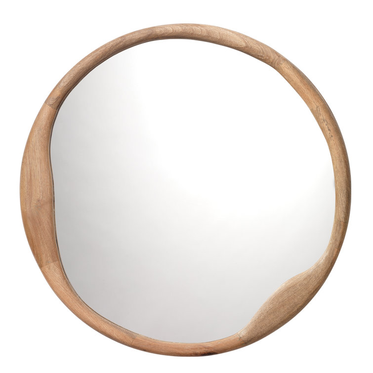 Jamie Young Company Round Wood Accent Mirror Perigold